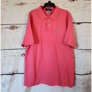 Psyco Bunny Classic Logo Pima Cotton Polo Shirt Size